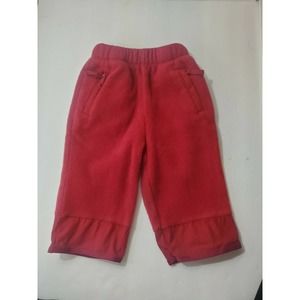 Vintage Stock Vtg Baby Gap Fleece Pants Warm Red 12-18 Months Toddler